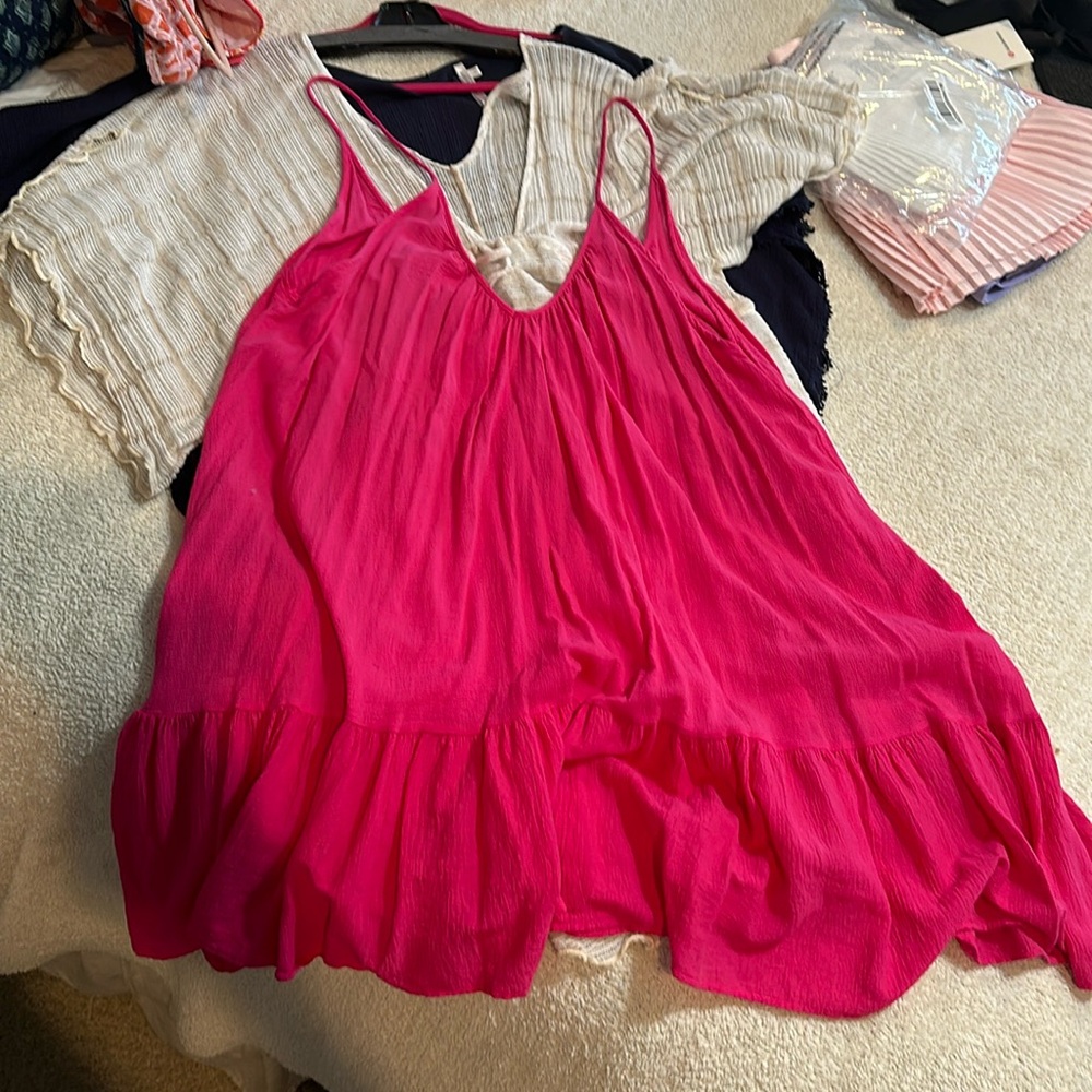 9seed bright pink coverup
